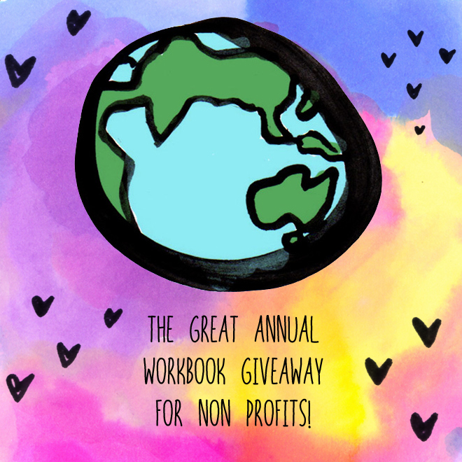 The Great Annual Goal Getter Workbook Giveaway for Non Profits!