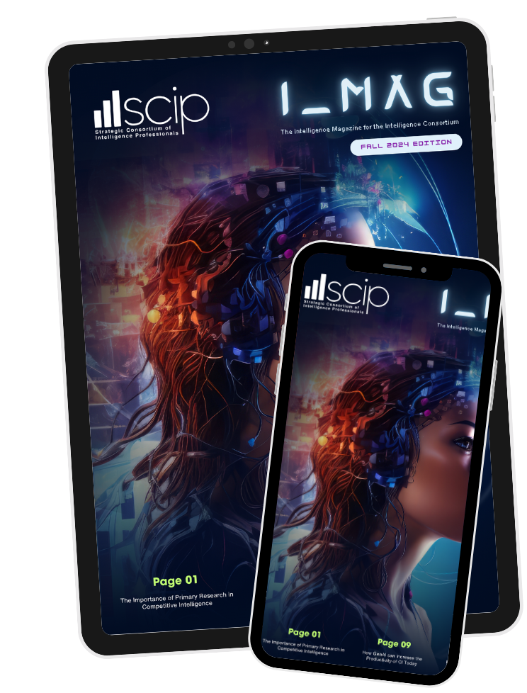 What's New at SCIP? - Strategic Consortium of Intelligence ...