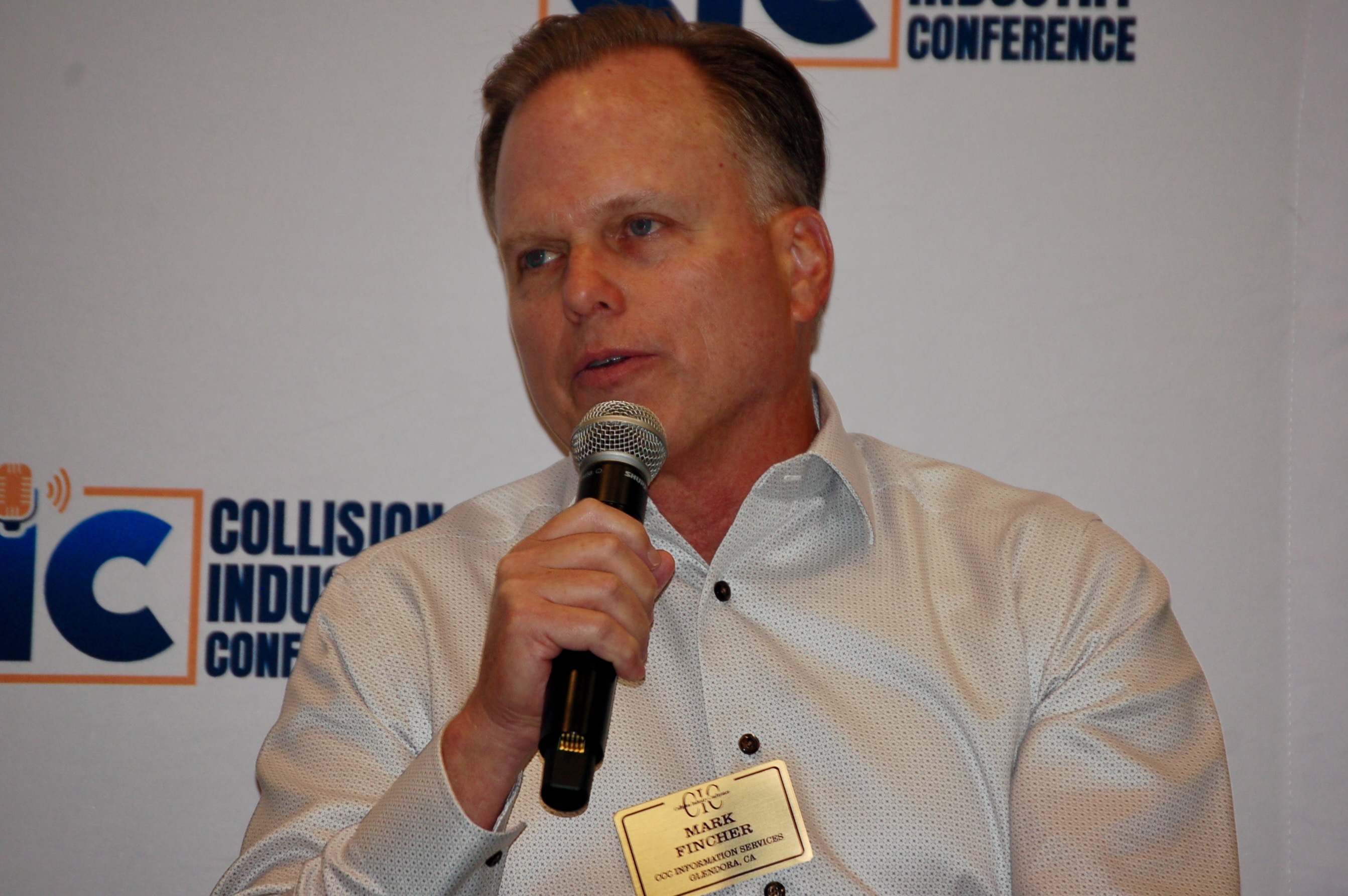 Mark Fincher of CCC Intelligent Solutions speaking at CIC