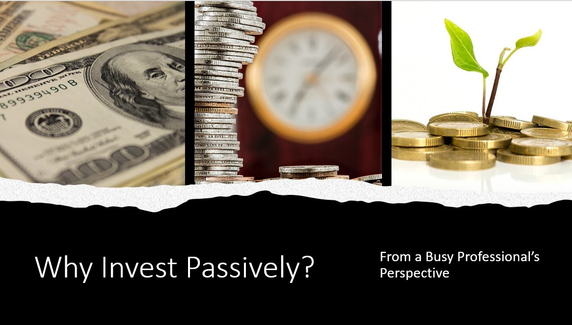 Why Invest Passively Banner