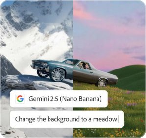 Classic car with background change demo
