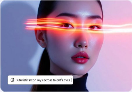 Generate Image — portrait with light rays