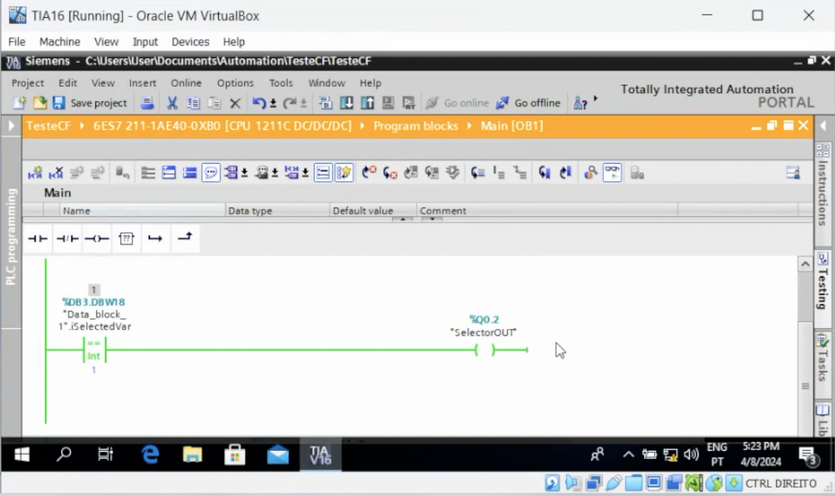 Database in Microsoft SQL Management Studio