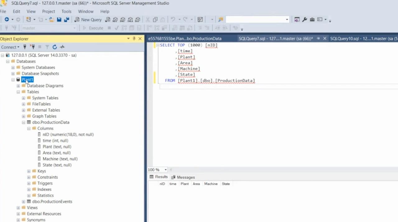 Database in MSSQL