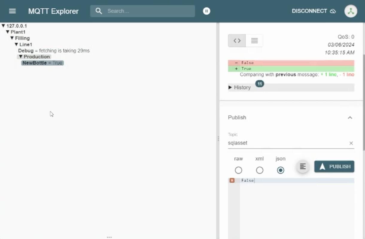 UNS in MQTT Explorer