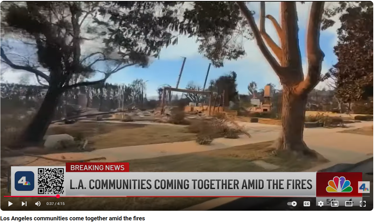 LA communities coming together amid the fires