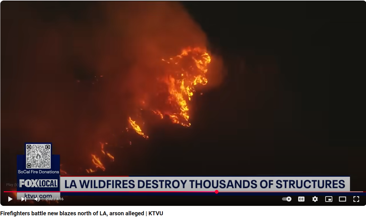LA fire destroys thousands of structures