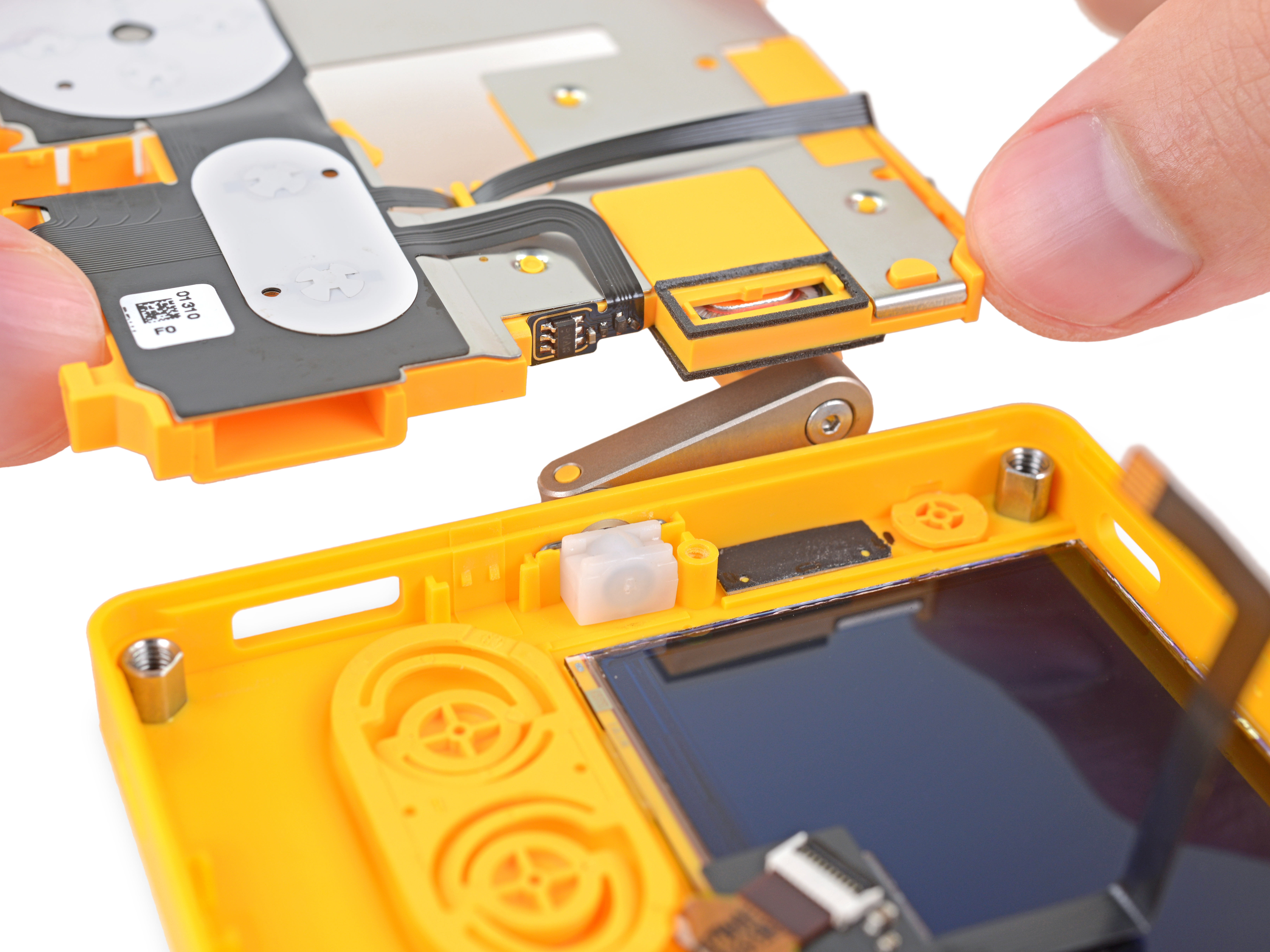 Removing the screen from the Playdate