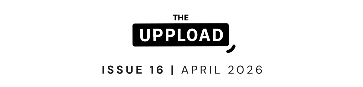 The Uppload logo and text that says, 'Issue 16, April 2026'